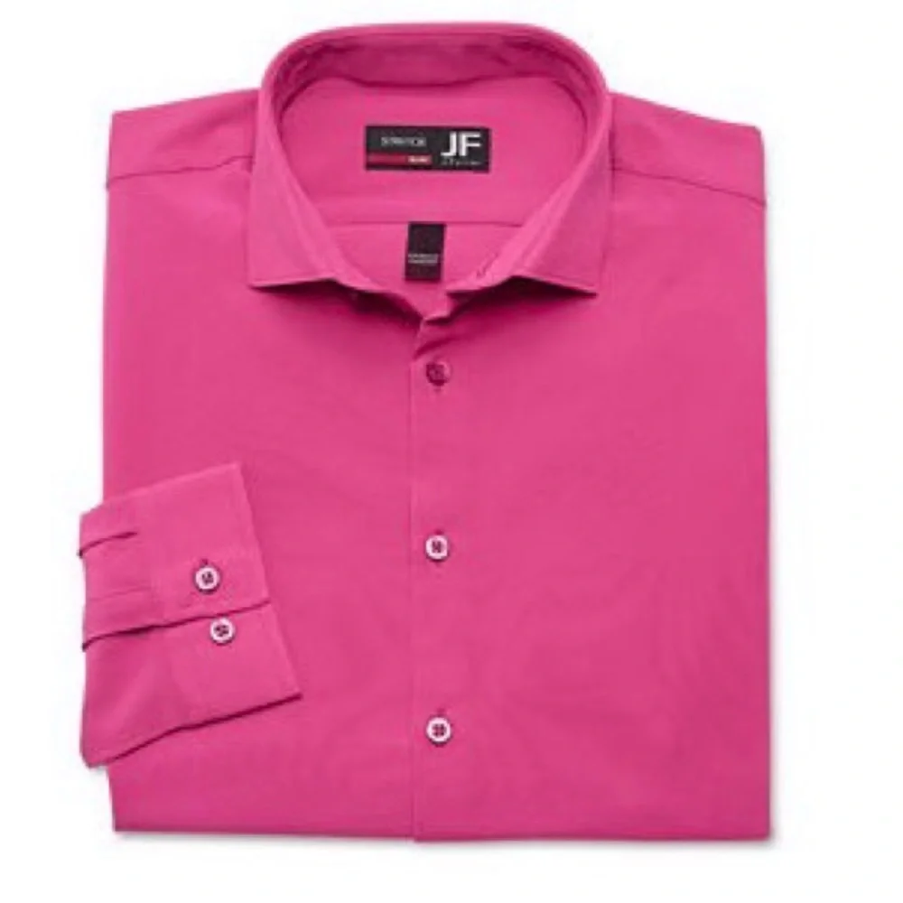 JF J.Ferrar Super Slim Dress Shirt - Picture 1 of 5